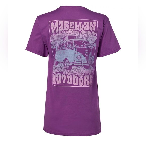 2XL Magellan Outdoors Women's Magic Bus Short Sleeve Tee-NWT - Picture 1 of 4